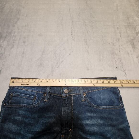 Levis 541 Jeans Mens 34x31 Blue Athletic Tapered Stretch Denim Pants Classic - Picture 8 of 10